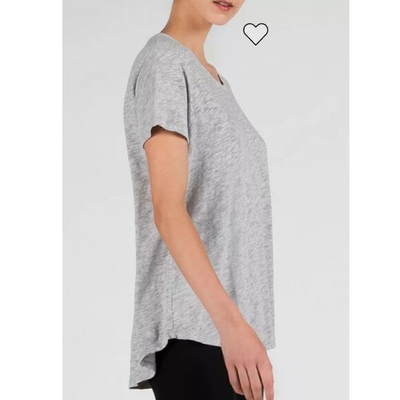 ATM Slub Jersey Boyfriend Crew Neck Tee in Heather Grey Size M/L - Picture 3 of 12